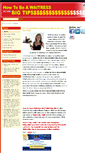 Mobile Screenshot of howtobeawaitress.com