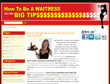 Tablet Screenshot of howtobeawaitress.com